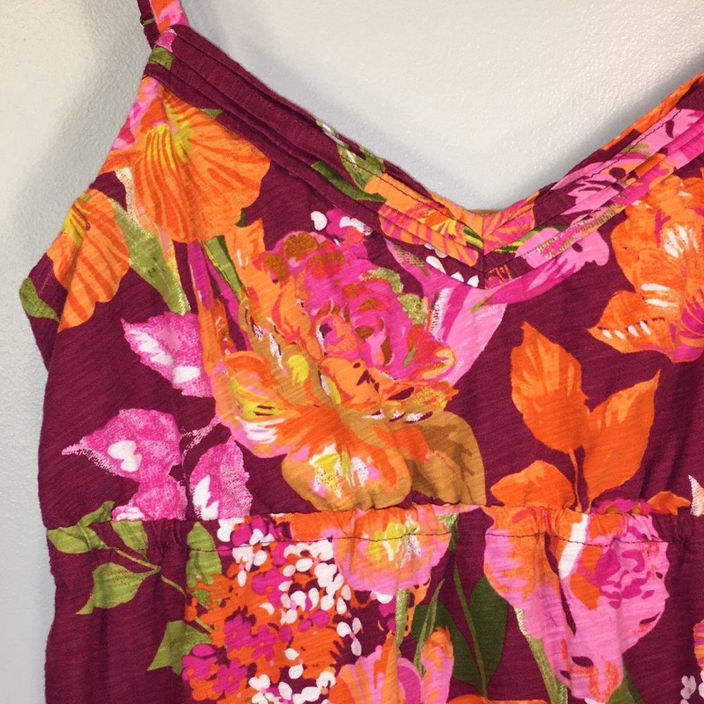 Tommy Bahama Bright Floral Tank Top NWOT